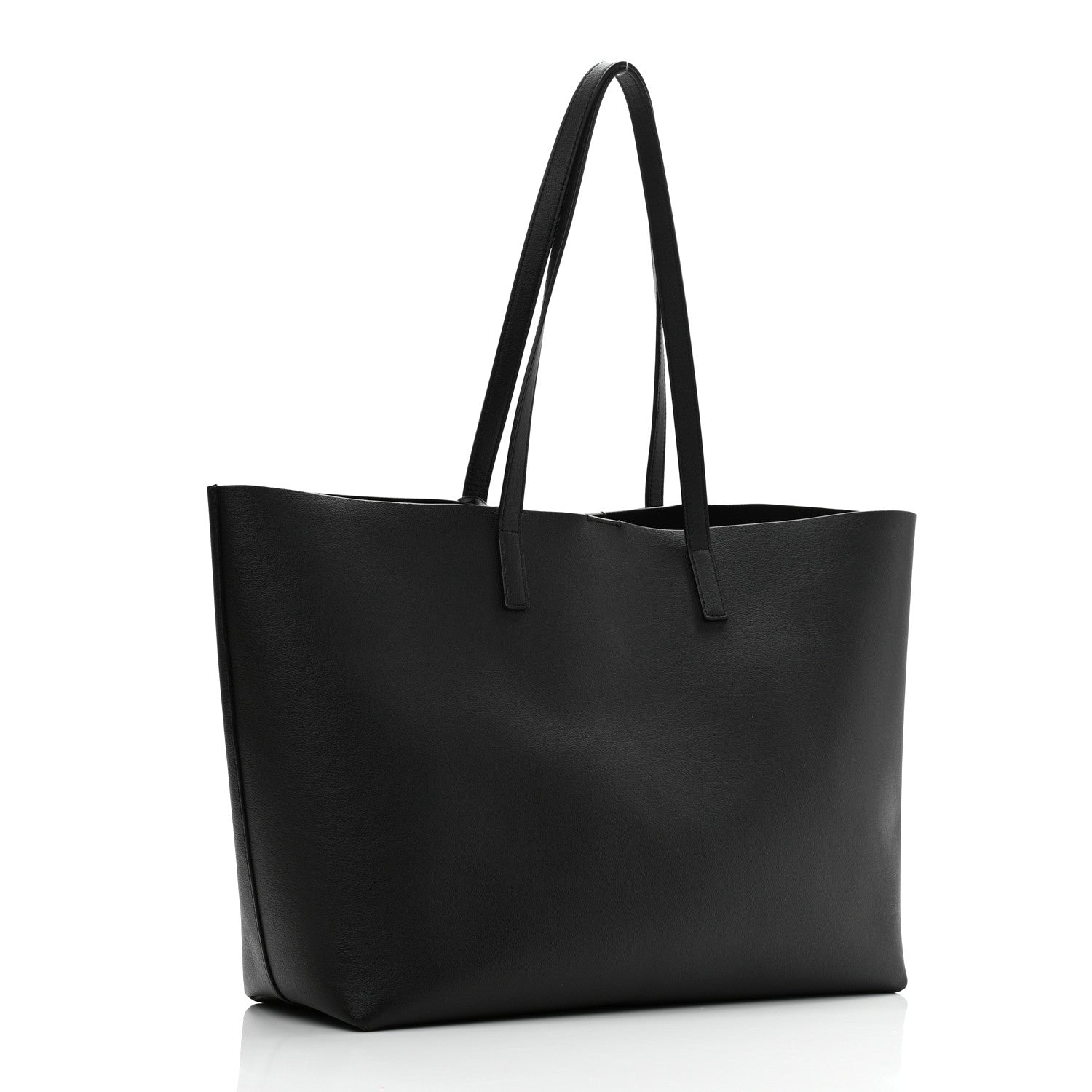 Saint Laurent Calfskin Large Shopping Tote Black 3 of 10