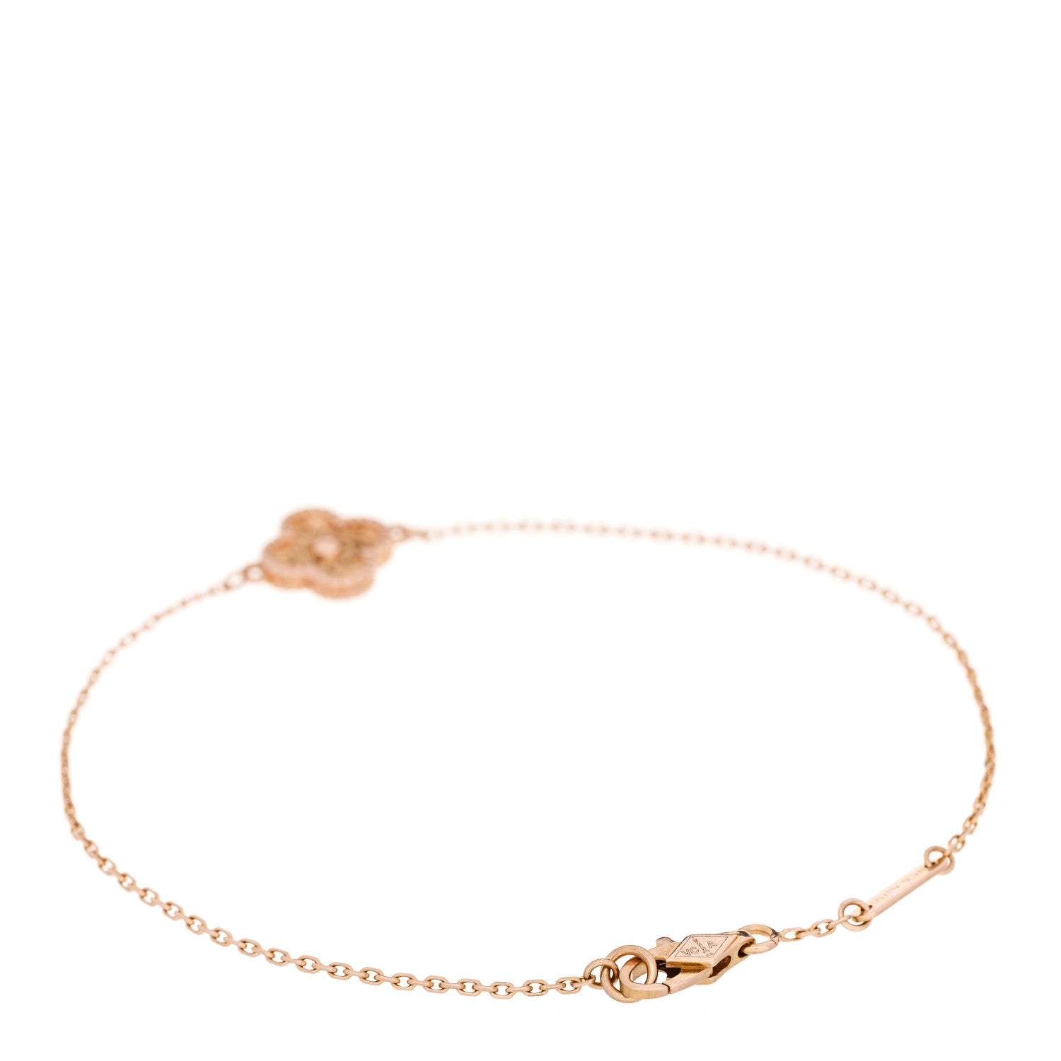 Van Cleef & Arpels 18K Rose Gold Sweet Alhambra Bracelet 2 of 4