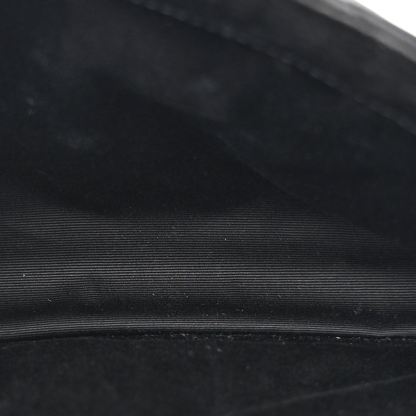 Sheepskin Matelasse Chevron Monogram Medium College Bag Black