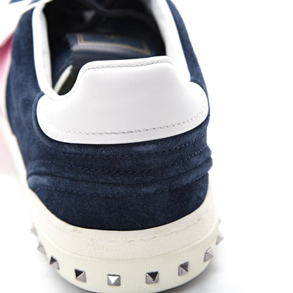 Valentino Garavani Suede Mens Flycrew Sneakers 39 Navy 8 of 8