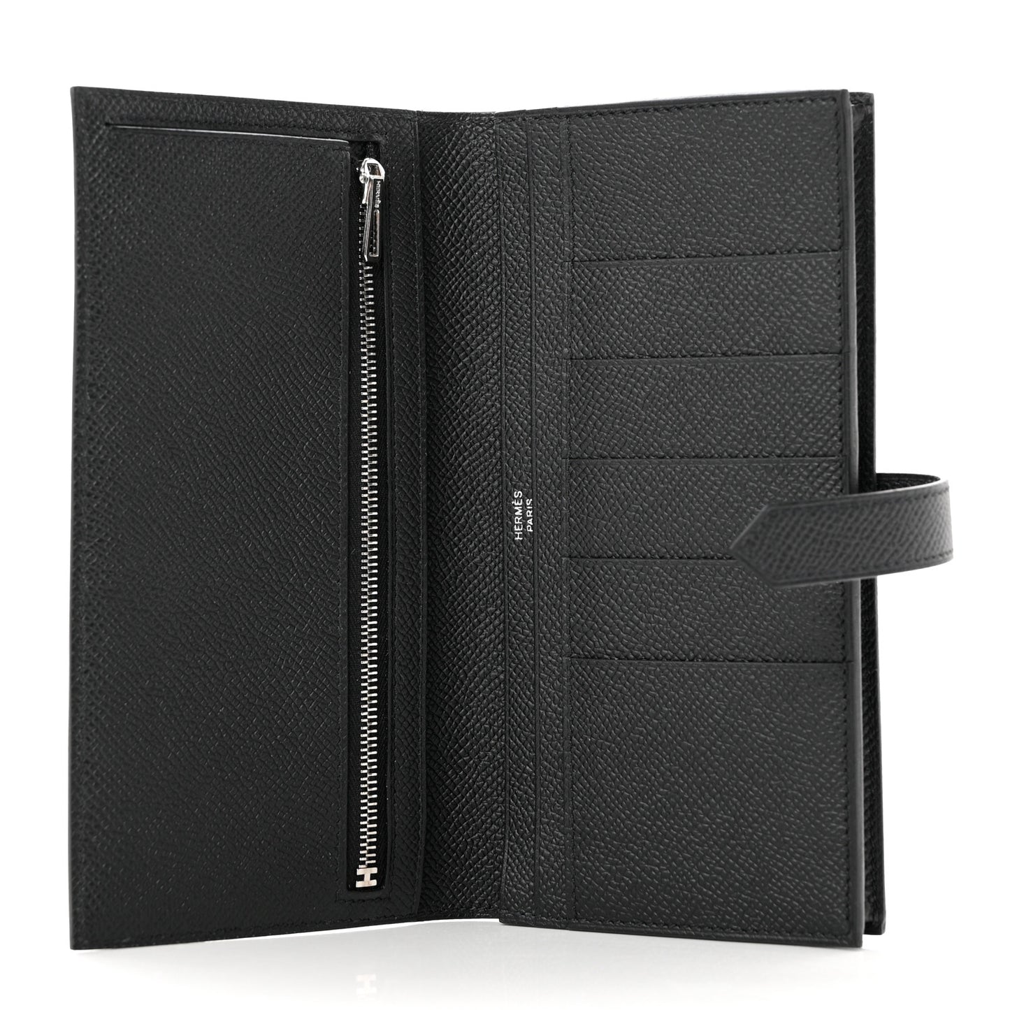 Epsom Monochrome Bearn Gusset Wallet Black