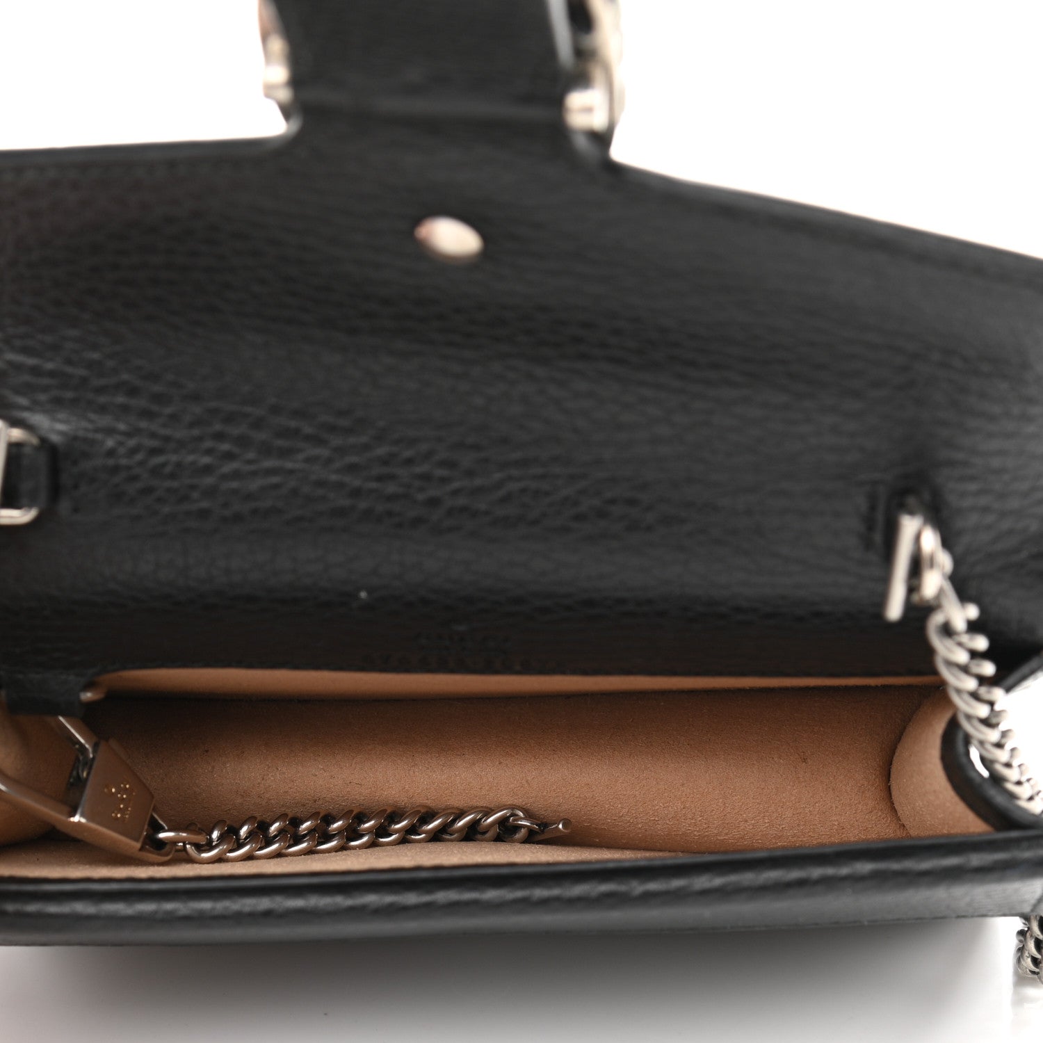 Gucci Calfskin Super Mini Dionysus Shoulder Bag Black 4 of 9