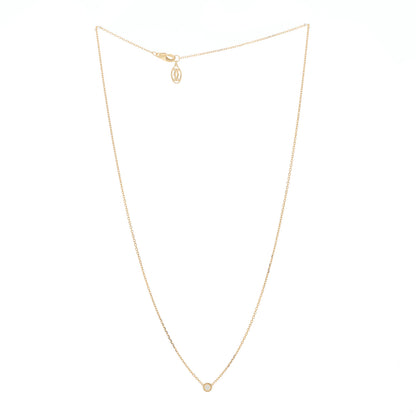 Cartier 18K Yellow Gold Diamond XS D'Amour Pendant Necklace 4 of 6