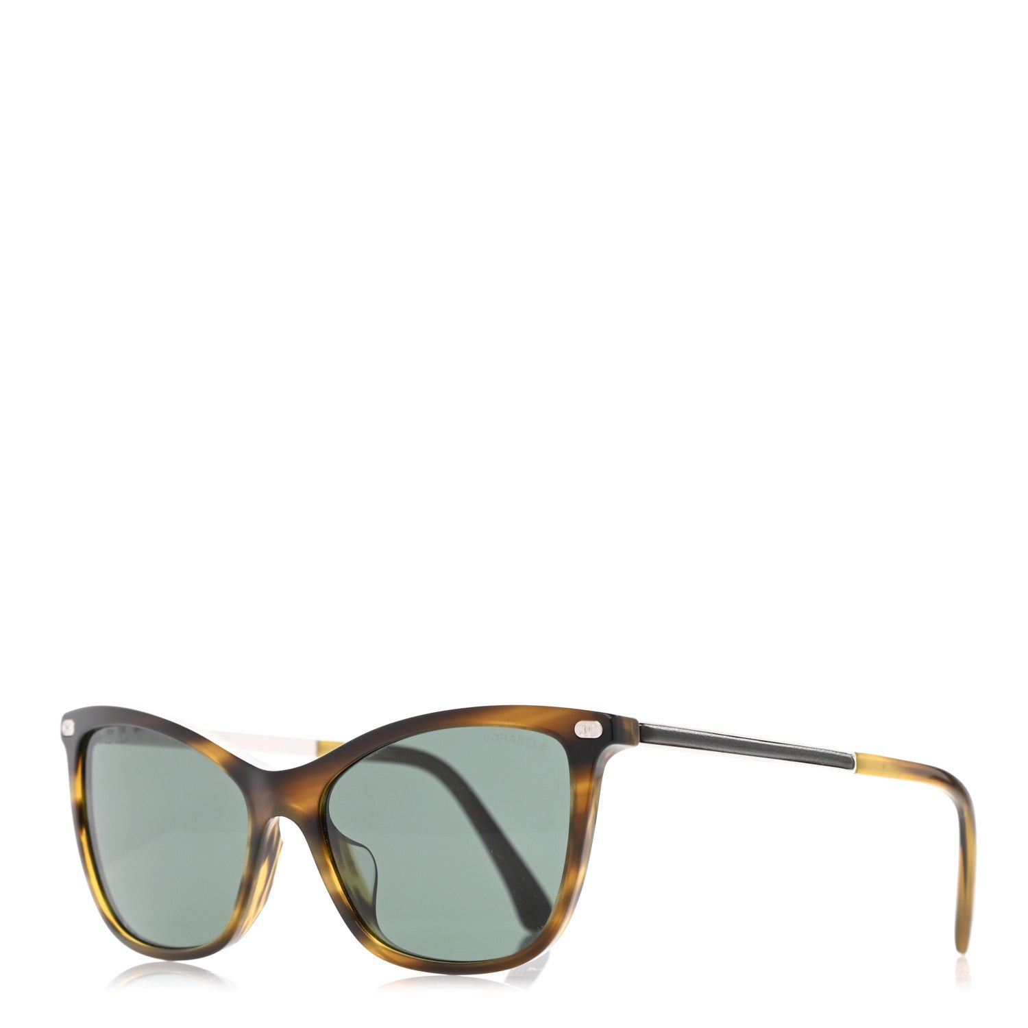 Chanel Acetate CC Cat Eye Sunglasses 5437-Q-A Tortoise 1 of 8