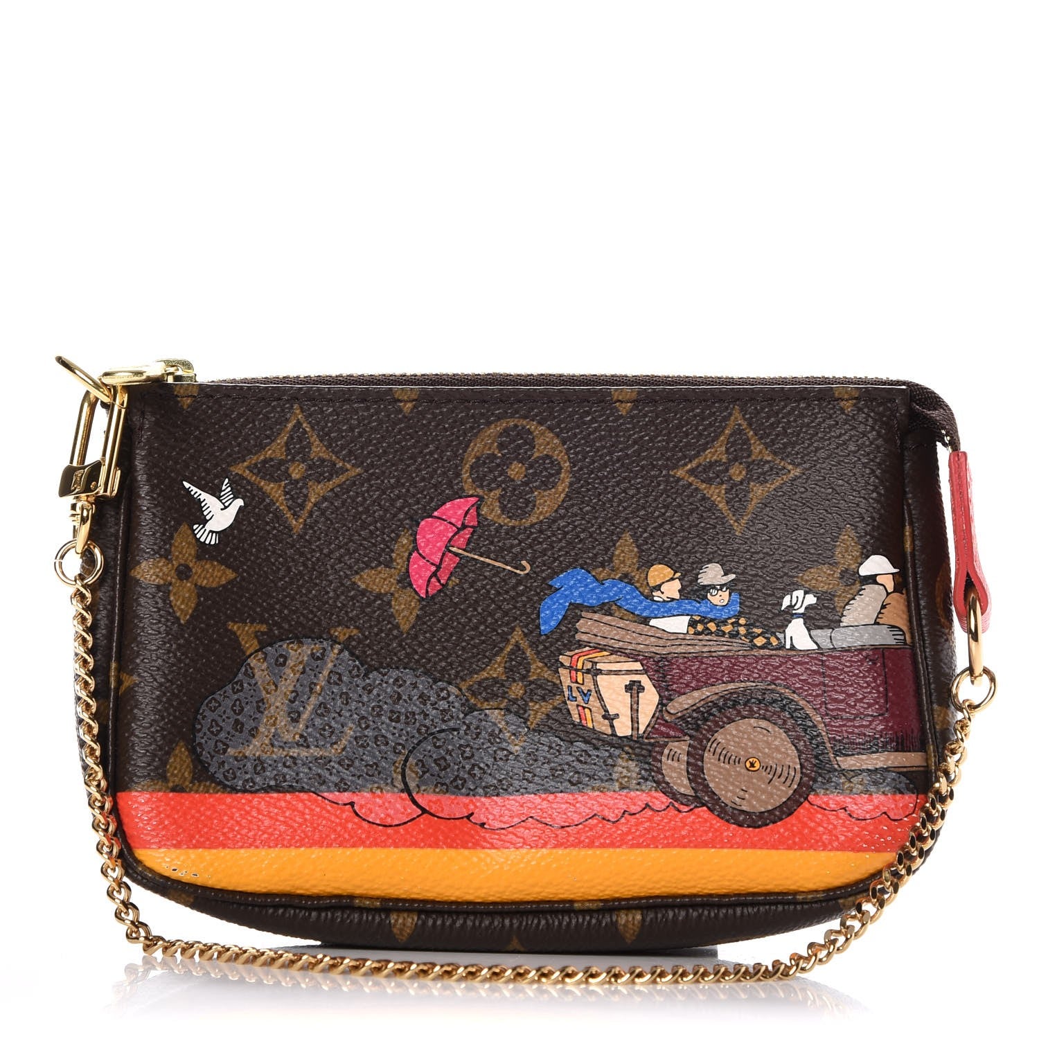 Louis Vuitton Monogram 2015 Christmas Animation Mini Pochette Accessories 1 of 7