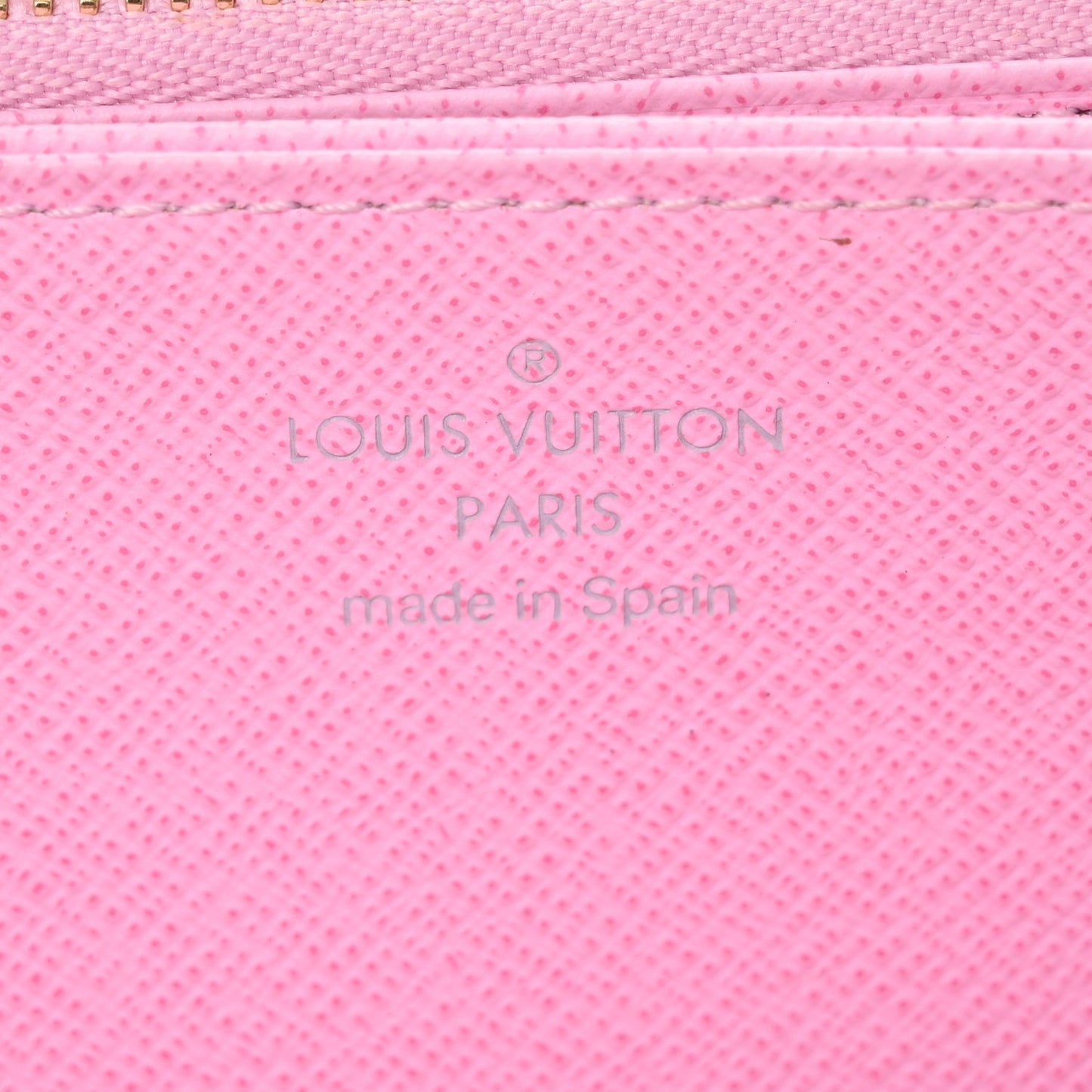 Monogram Multicolor Zippy Wallet White Litchi