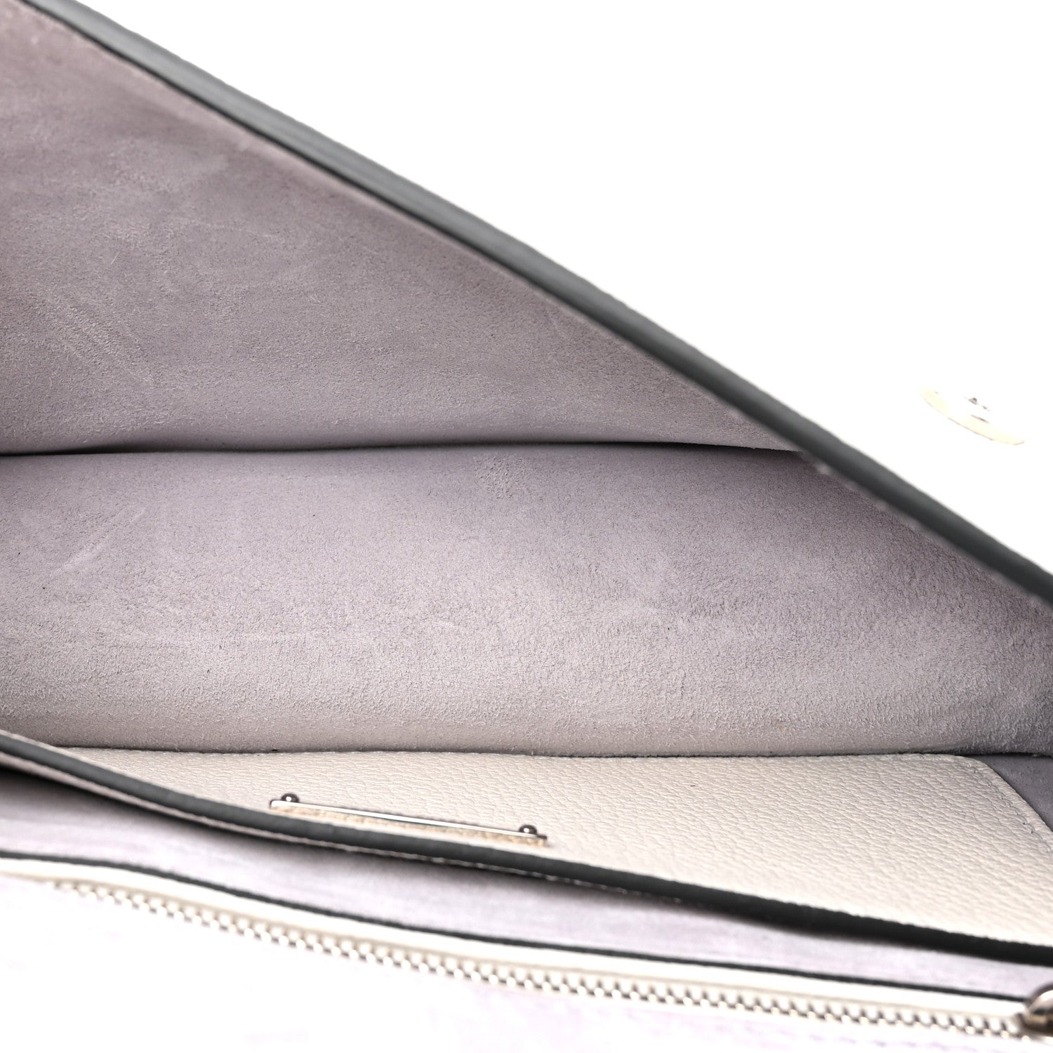 Miu Miu Goatskin Madras Soft Calf Crystal Embellished Shoulder Bag Bianco 5 of 11