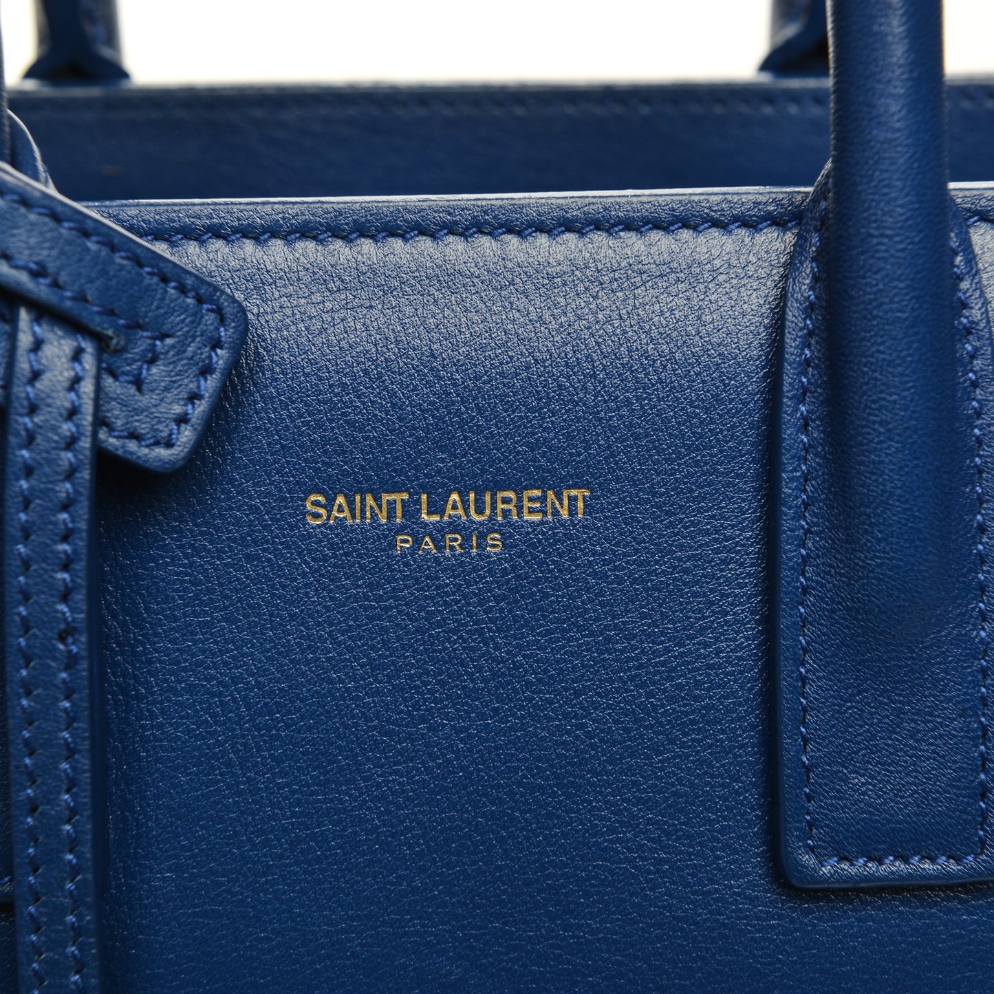 Calfskin Nano Sac De Jour Royal Blue