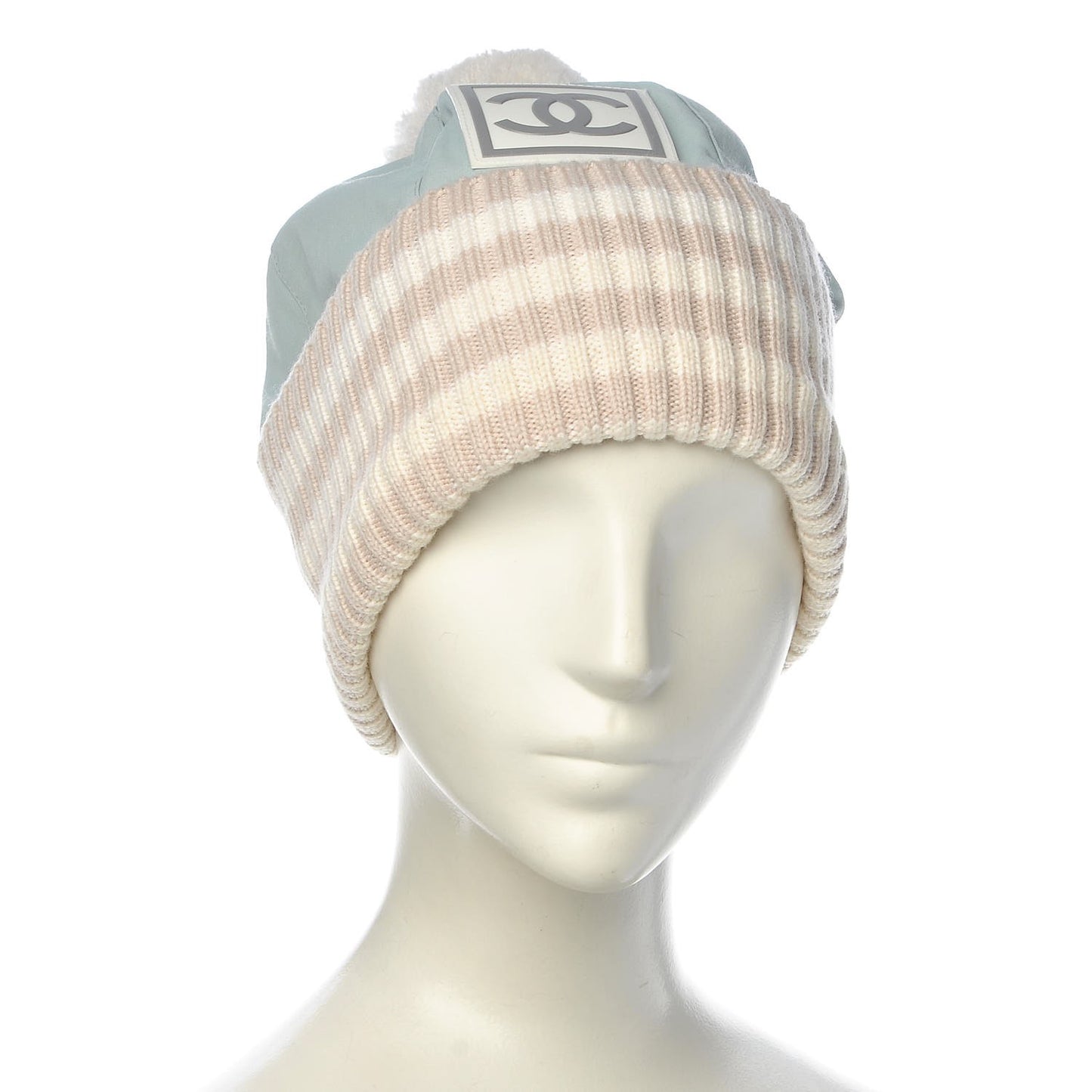 Cotton CC Pom Beanie Ski Hat