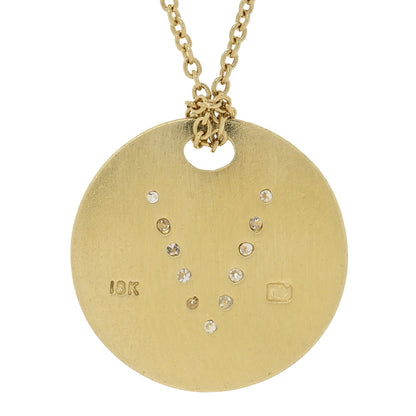 Roberto Coin 18K Yellow Gold Diamond Tiny Treasures Initial V Pendant Necklace 5 of 5