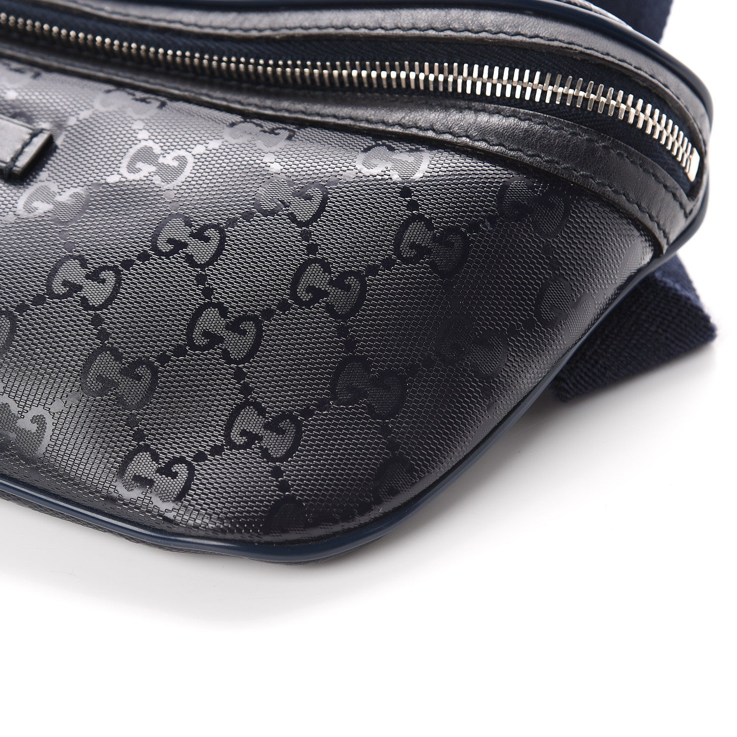 Gucci Imprime Monogram Belt Bag Navy 8 of 8