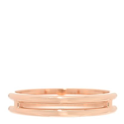 Hermes 18K Rose Gold Ariane Wedding Band Ring 54 7 3 of 4