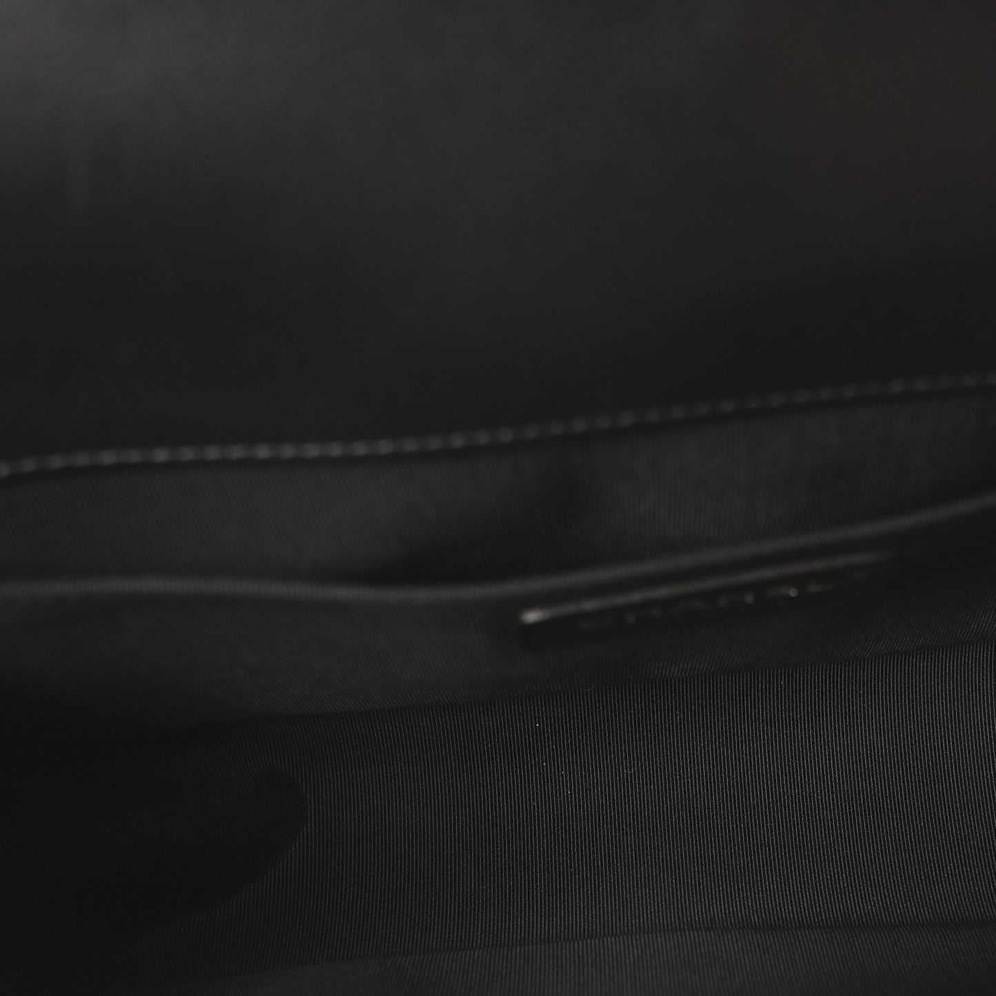 Lambskin Quilted Medium Boy Flap Black