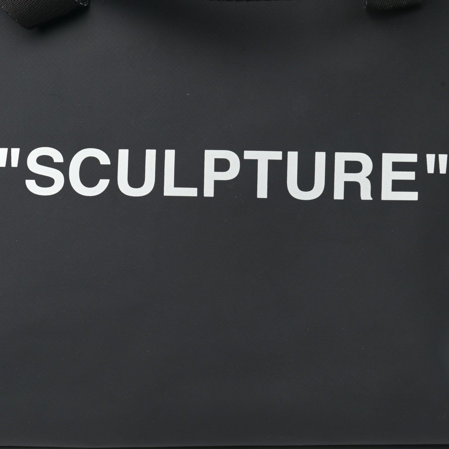Nylon Sculpture Tote Bag Black