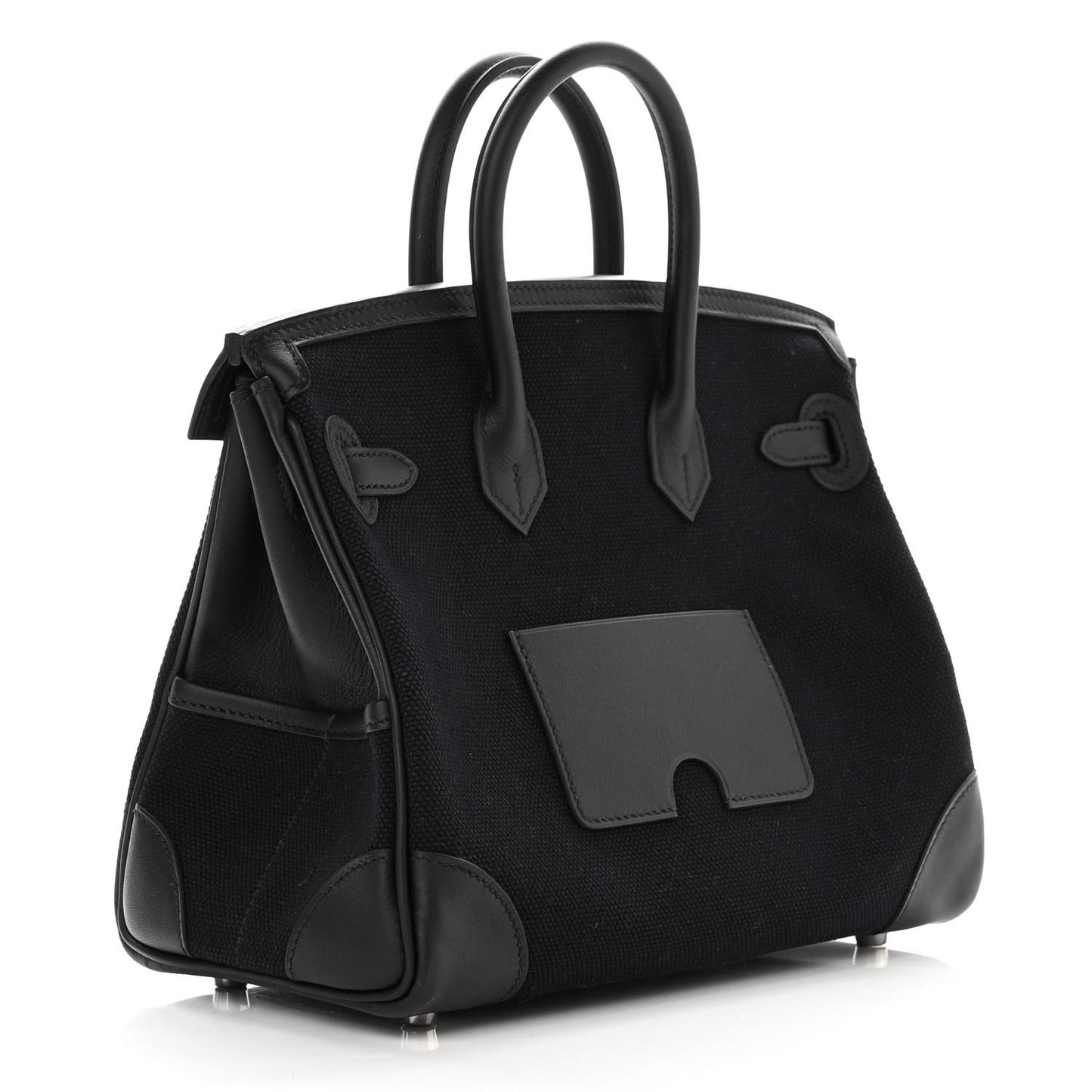 Toile Goeland Swift Cargo Birkin 25 Black