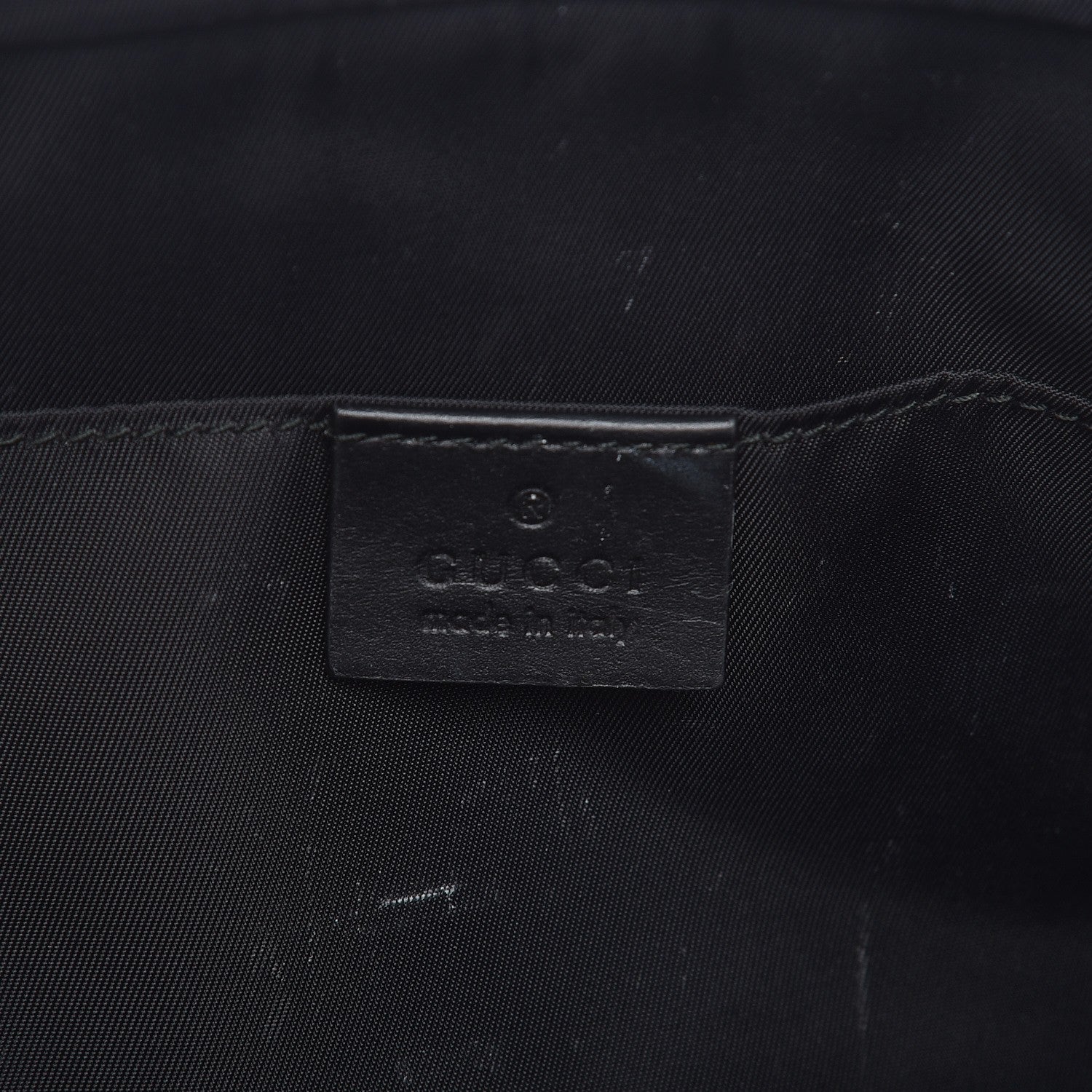Gucci GG Supreme Monogram Toiletry Case Black Grey 7 of 14