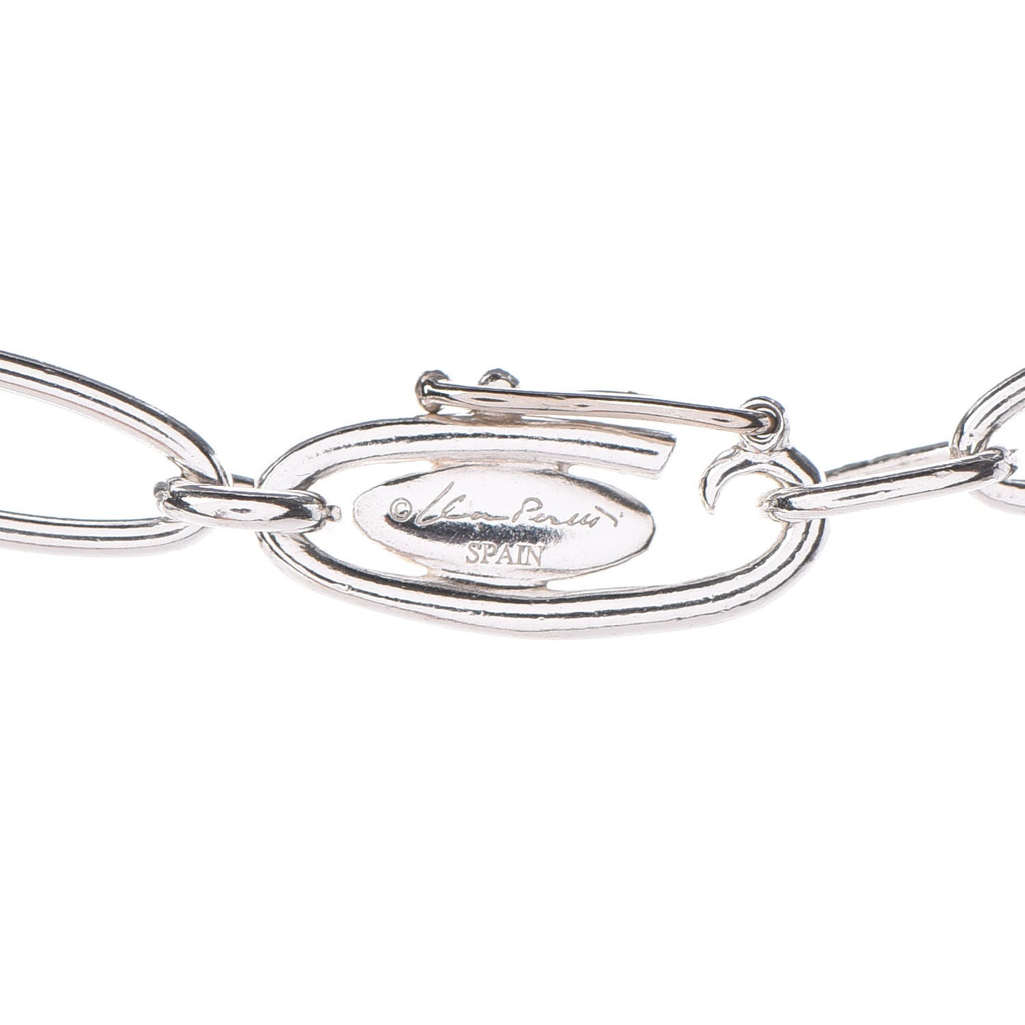 Sterling Silver Elsa Peretti Round Disc Pendant Necklace