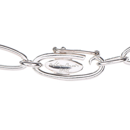 Tiffany Sterling Silver Elsa Peretti Round Disc Pendant Necklace 6 of 6