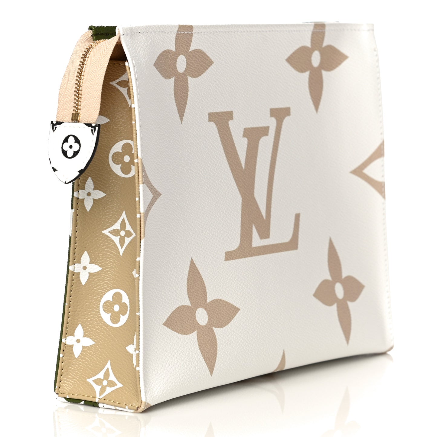 Monogram Giant Toiletry Pouch 26 Kaki