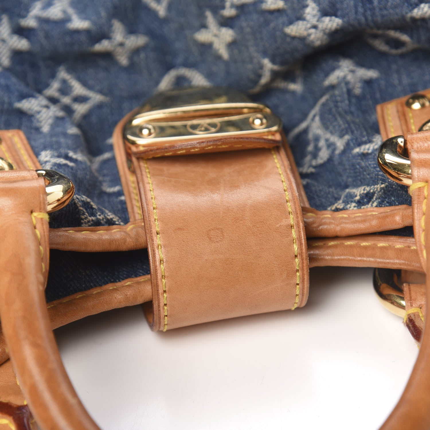Louis Vuitton Monogram Denim Pleaty Blue 7 of 18
