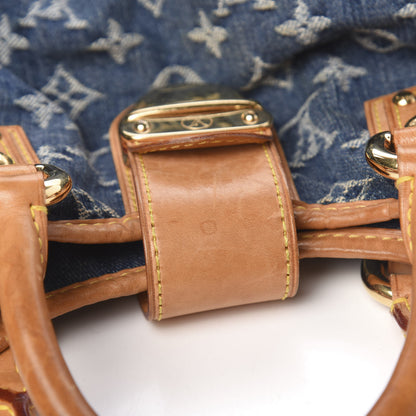 Louis Vuitton Monogram Denim Pleaty Blue 7 of 18