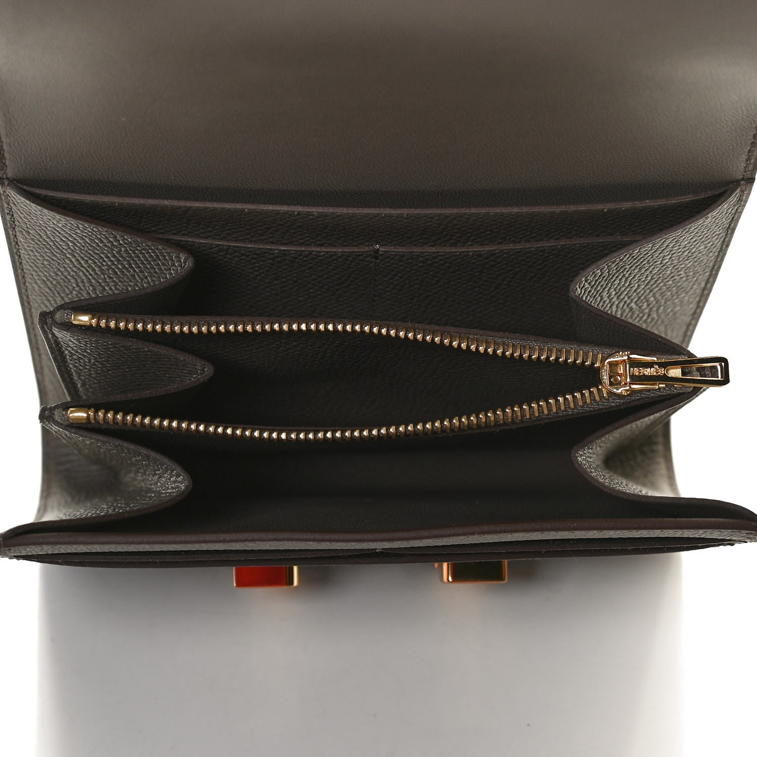 Hermes Epsom Constance Compact Passant Wallet Etain 5 of 10