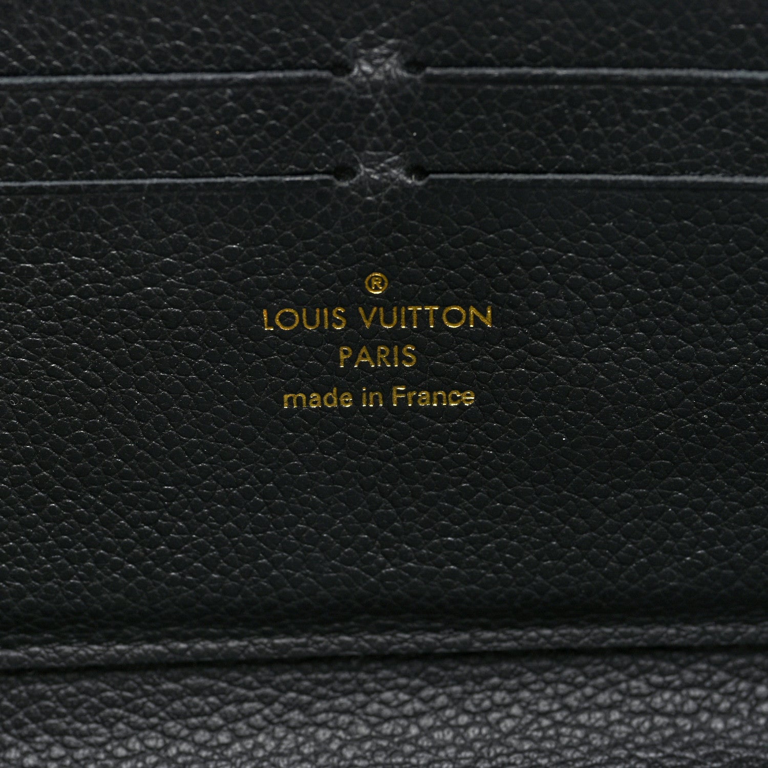 Louis Vuitton Empreinte Clemence Wallet Black 6 of 6