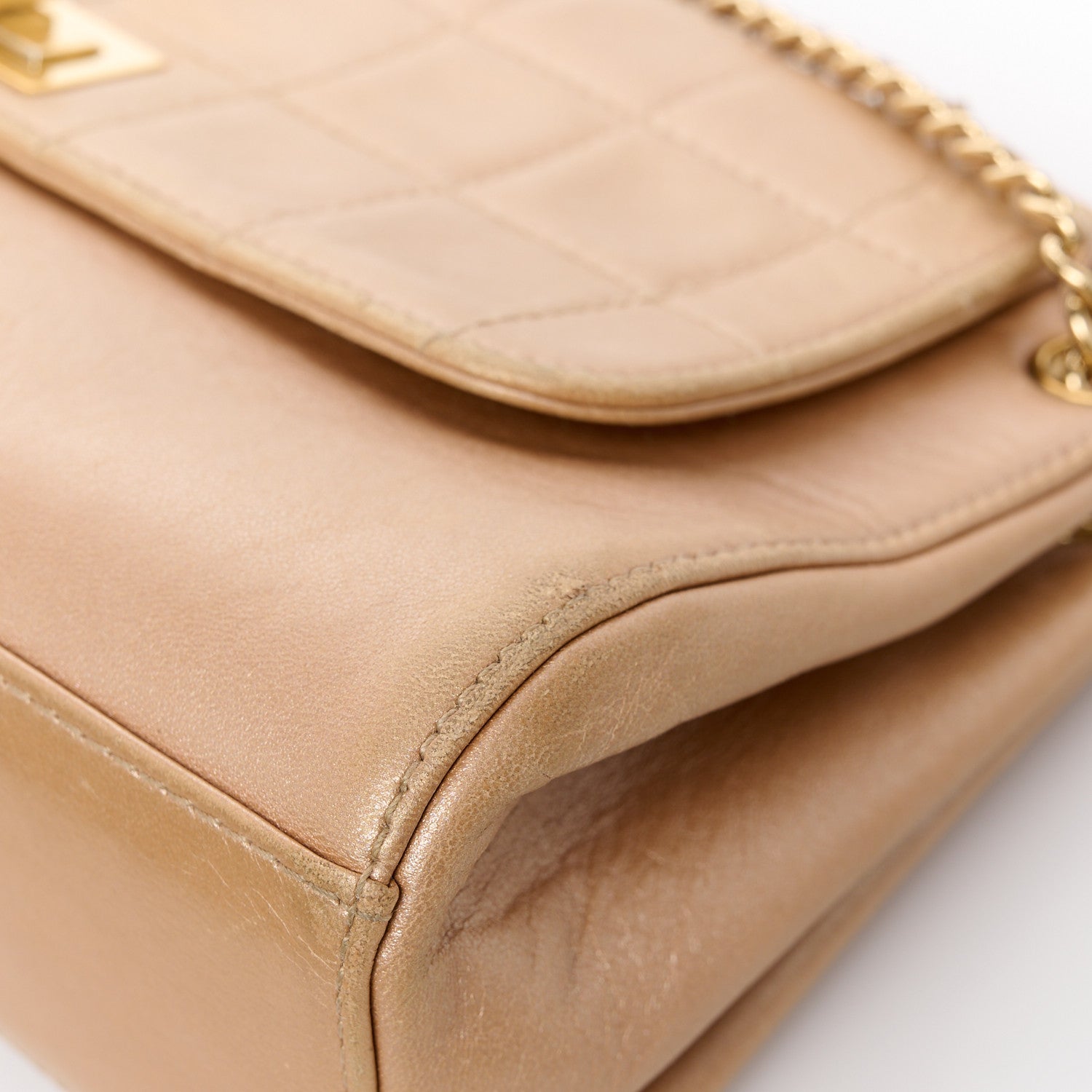 Chanel Metallic Lambskin Chocolate Bar Accordion Mademoiselle Pink 15 of 16