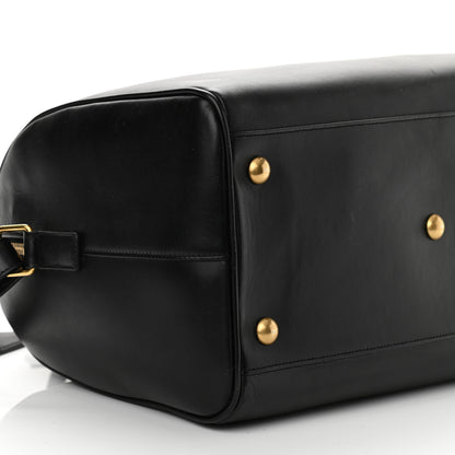 Saint Laurent Calfskin Classic Duffle 6 Black 9 of 11