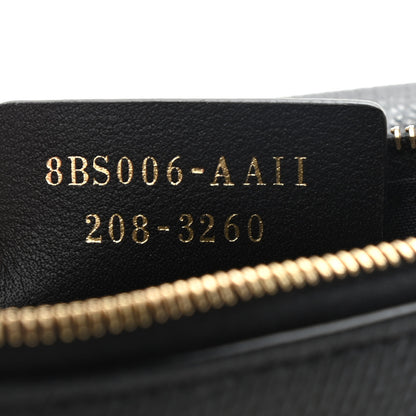 Fendi Vitello Cruise F is Fendi Bi-Color FF 1974 Embossed Medium Envelope Wallet On Chain Black Maya 7 of 14