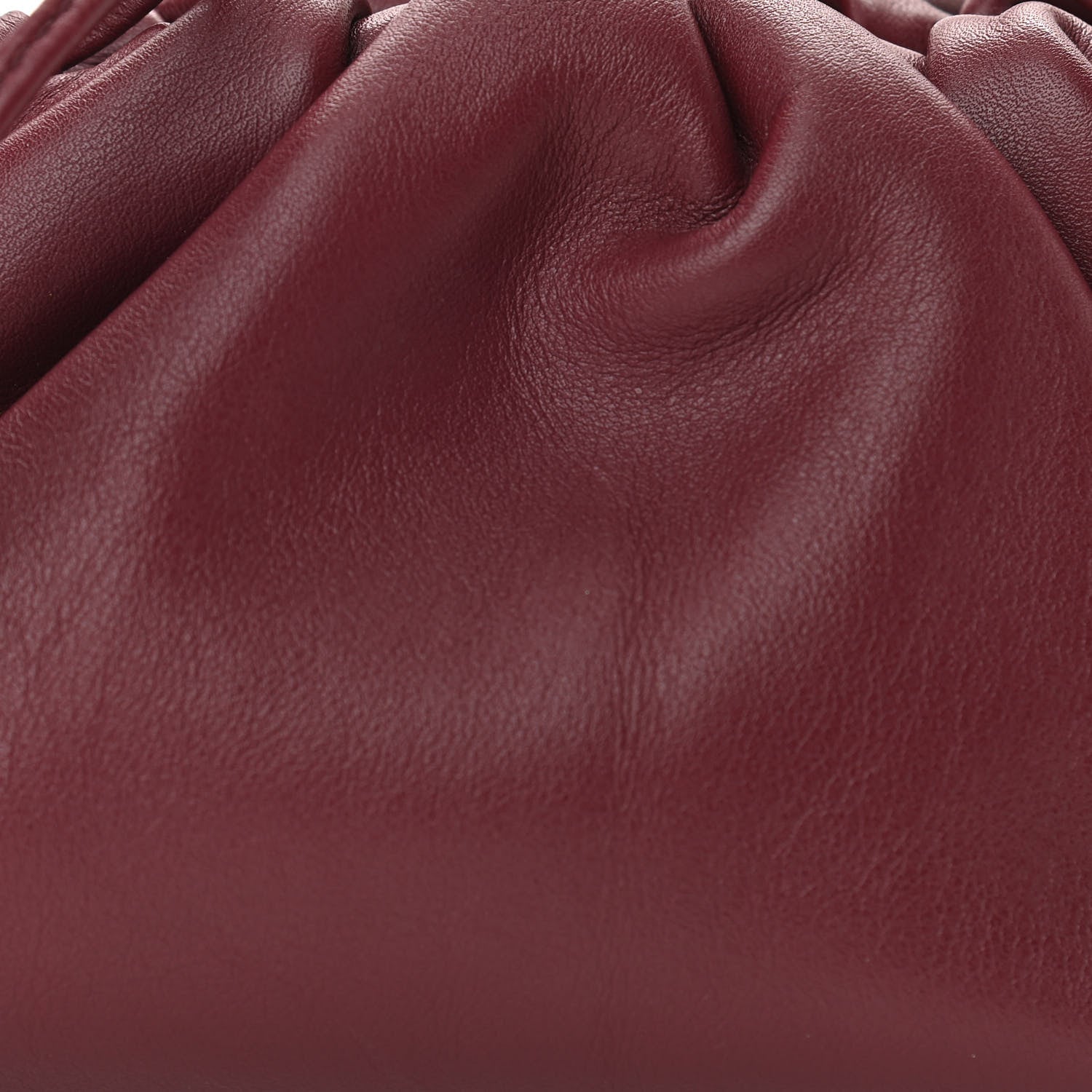 Bottega Veneta Butter Calfskin The Mini Pouch Bordeaux 8 of 10