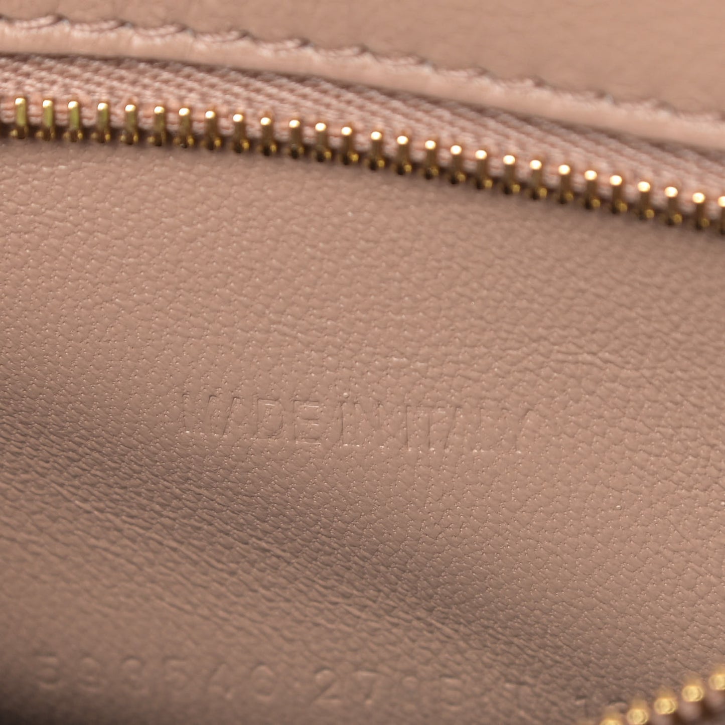 Grained Calfskin Small Hourglass Top Handle Bag Nude Beige
