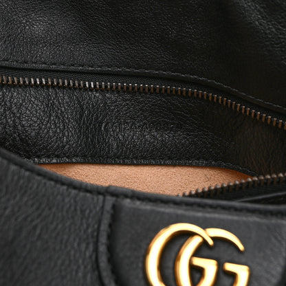 Gucci Softy Wonka Textured Dollar Calfskin Medium Diana Shoulder Bag Black 7 of 11