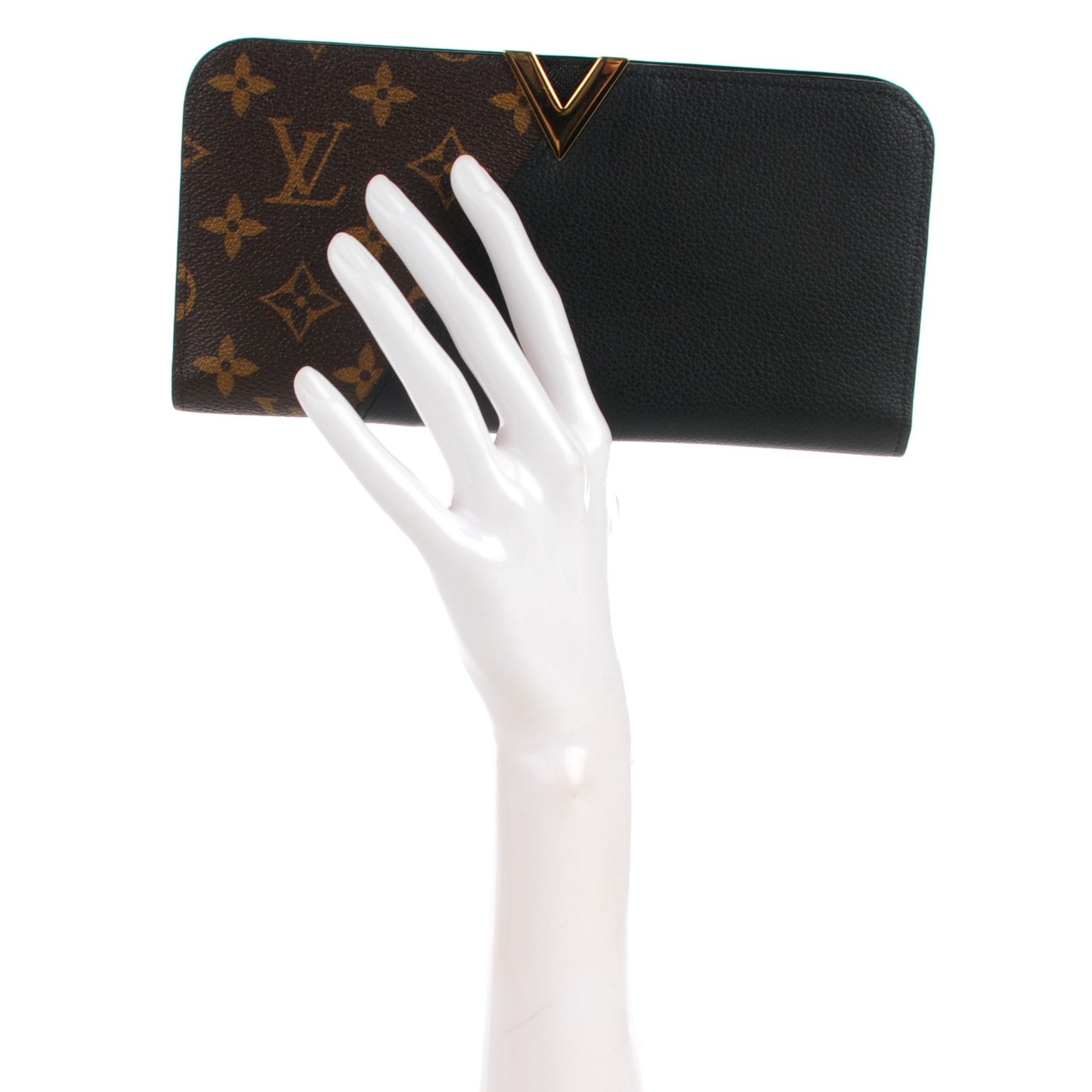 Louis Vuitton Monogram Monogram Kimono Wallet Black 2 of 7