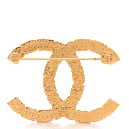 Chanel CC Brooch Gold 3 of 4
