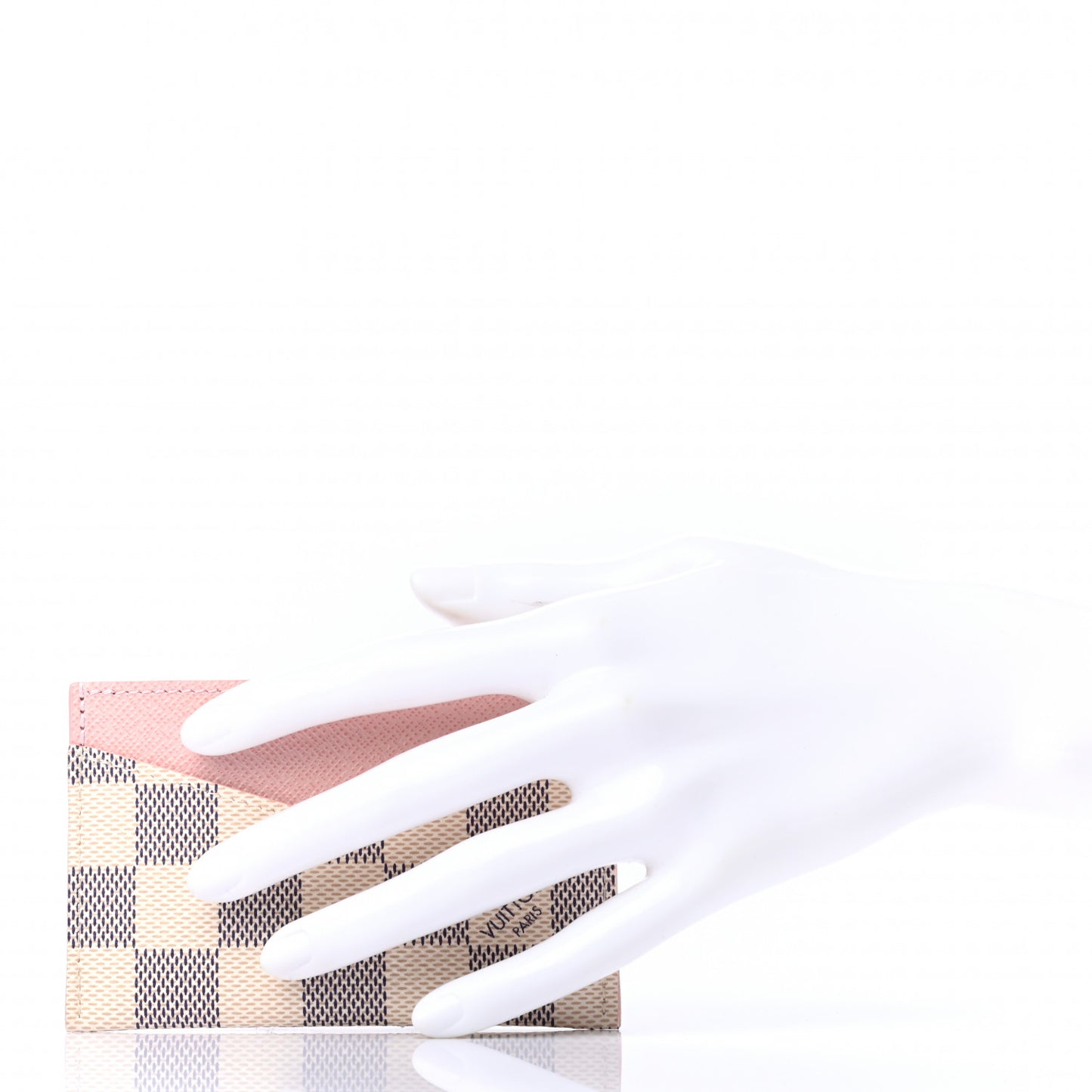 Damier Azur Daily Card Holder Rose Ballerine