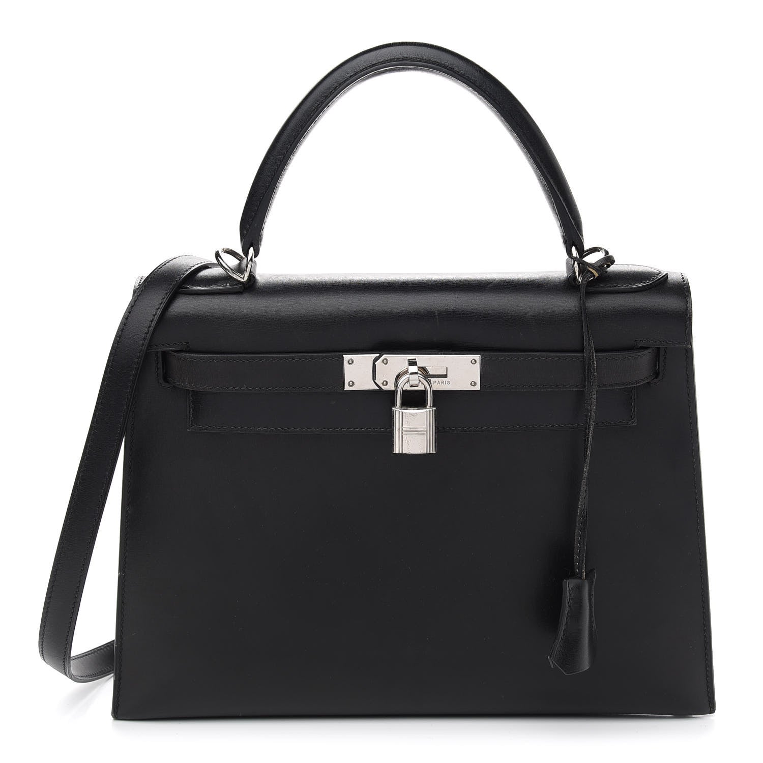 Hermes Box Kelly Sellier 28 Black 1 of 17