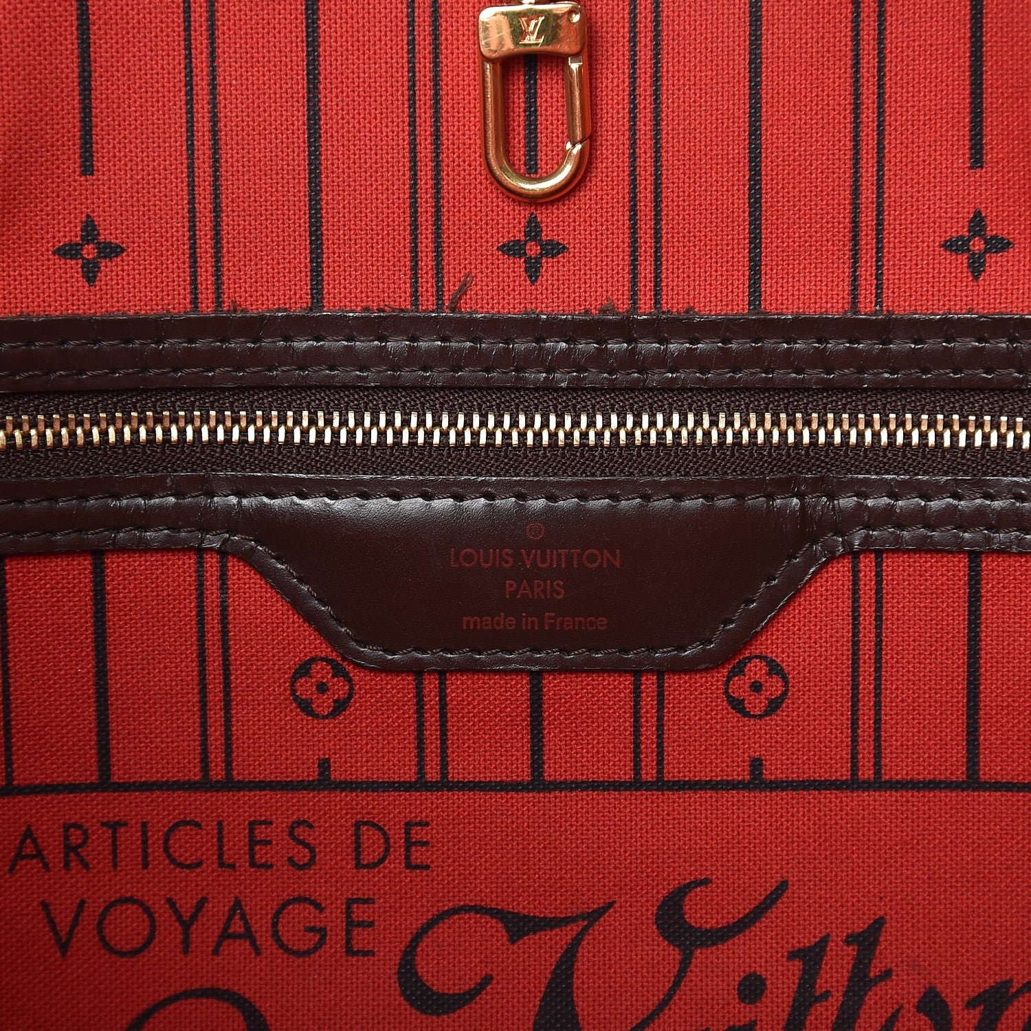 Louis Vuitton Damier Ebene Neverfull MM 6 of 14