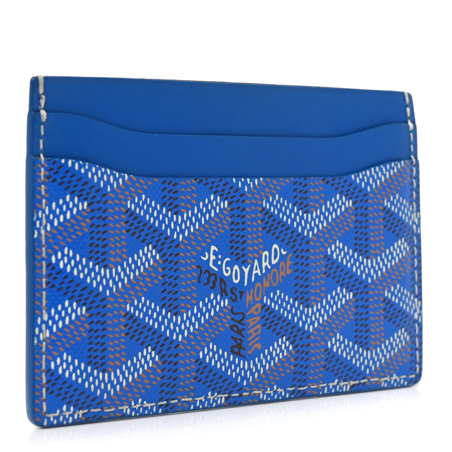Goyard Goyardine Saint Sulpice Card Holder Sky Blue 3 of 6