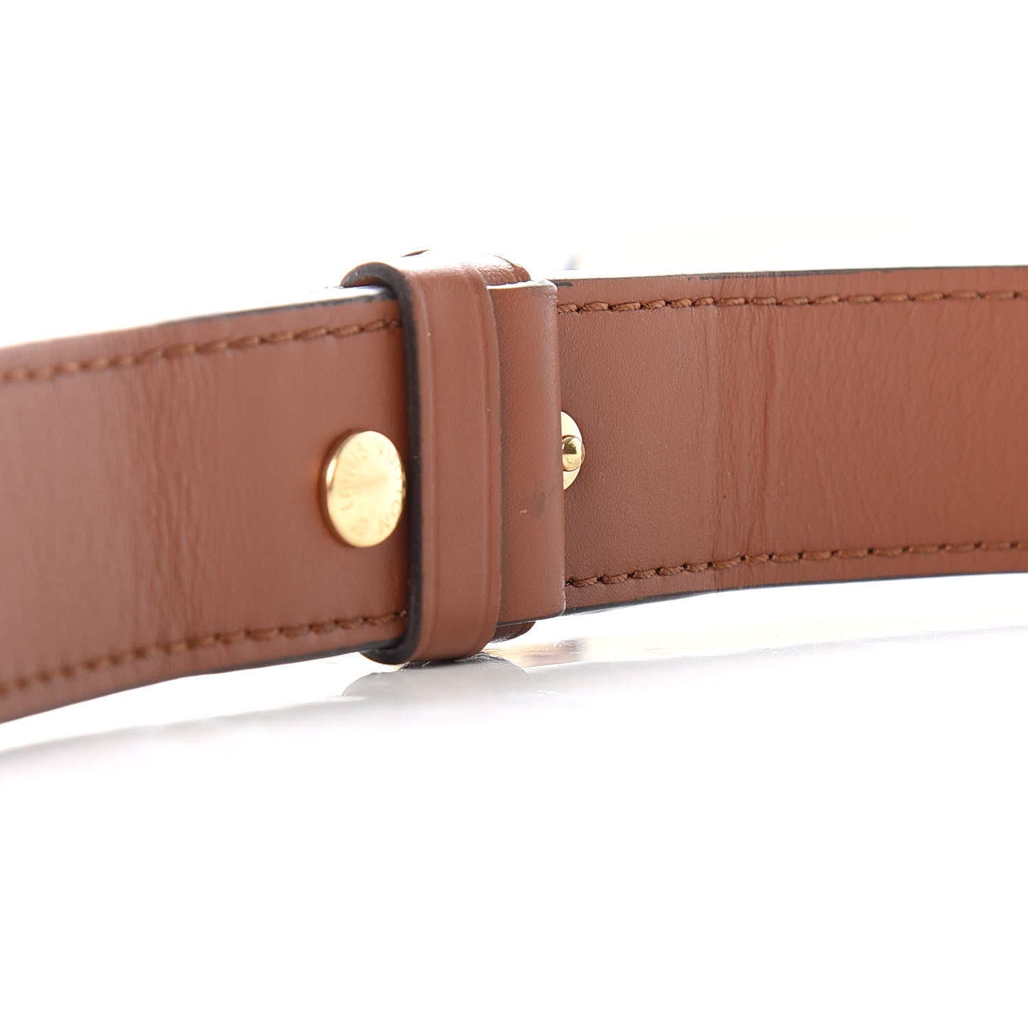 Louis Vuitton Calfskin Vaugirard Adjustable Shoulder Strap Brown 3 of 4