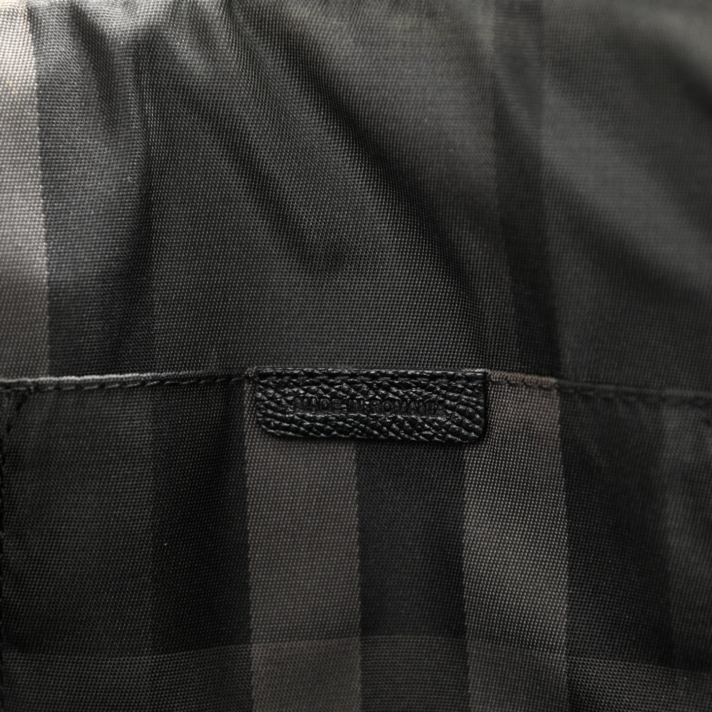 Textured Calfskin Briefcase Black