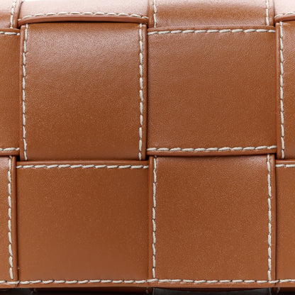 Bottega Veneta Calfskin Maxi Intreccio Mini Cassette Belt Bag Wood 8 of 11