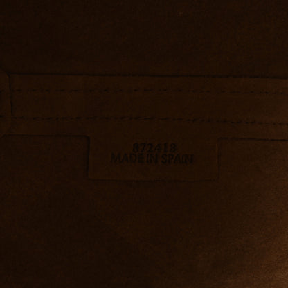 Loewe Shiny Calfskin Mini Puzzle Fold Tote Dark Burgundy 5 of 8