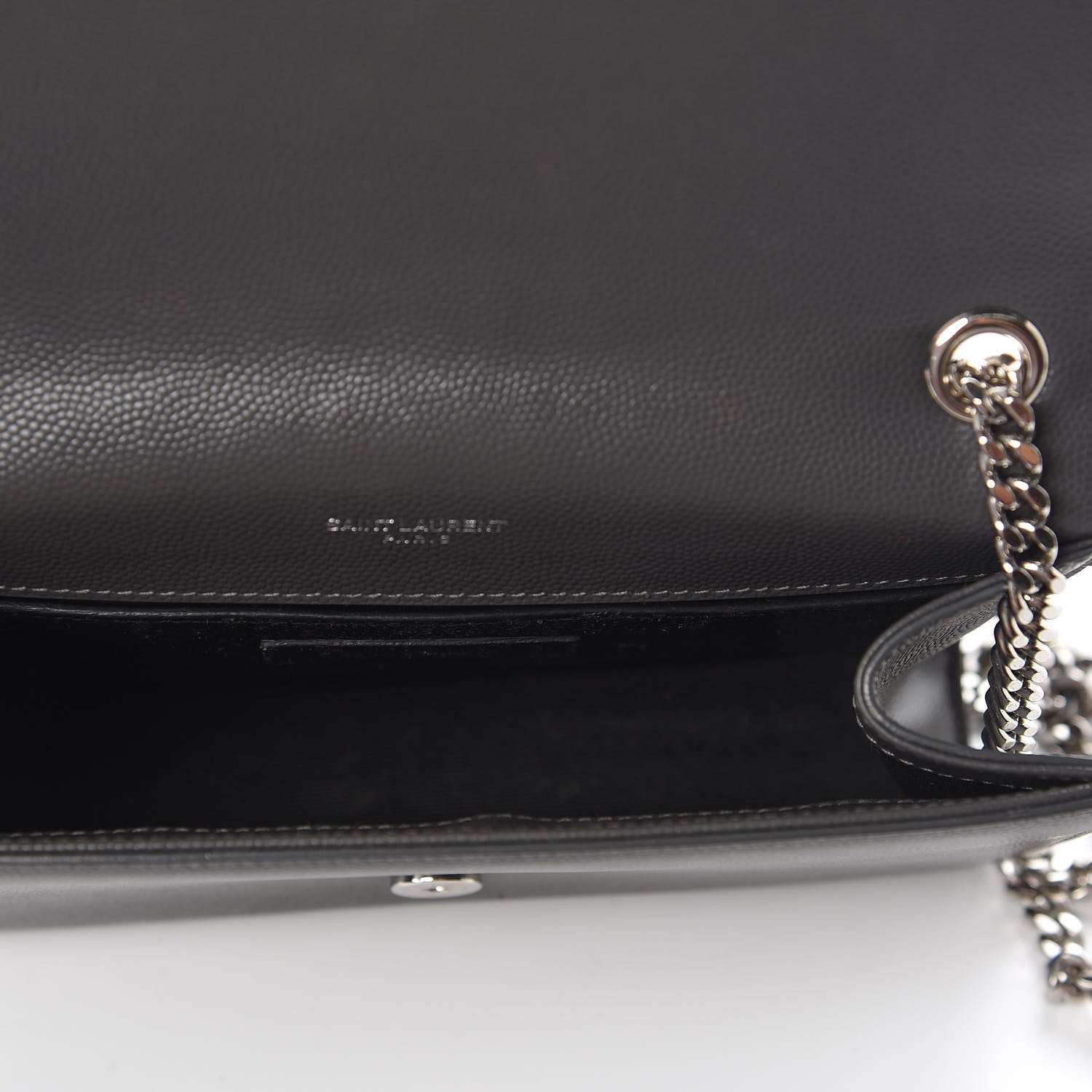 Saint Laurent Grain De Poudre Small Monogram Kate Satchel Earth 5 of 12