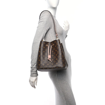 Louis Vuitton Monogram Neonoe MM Rose Poudre 2 of 11