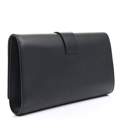 Saint Laurent Calfskin Classic Y Ligne Clutch Navy 3 of 8