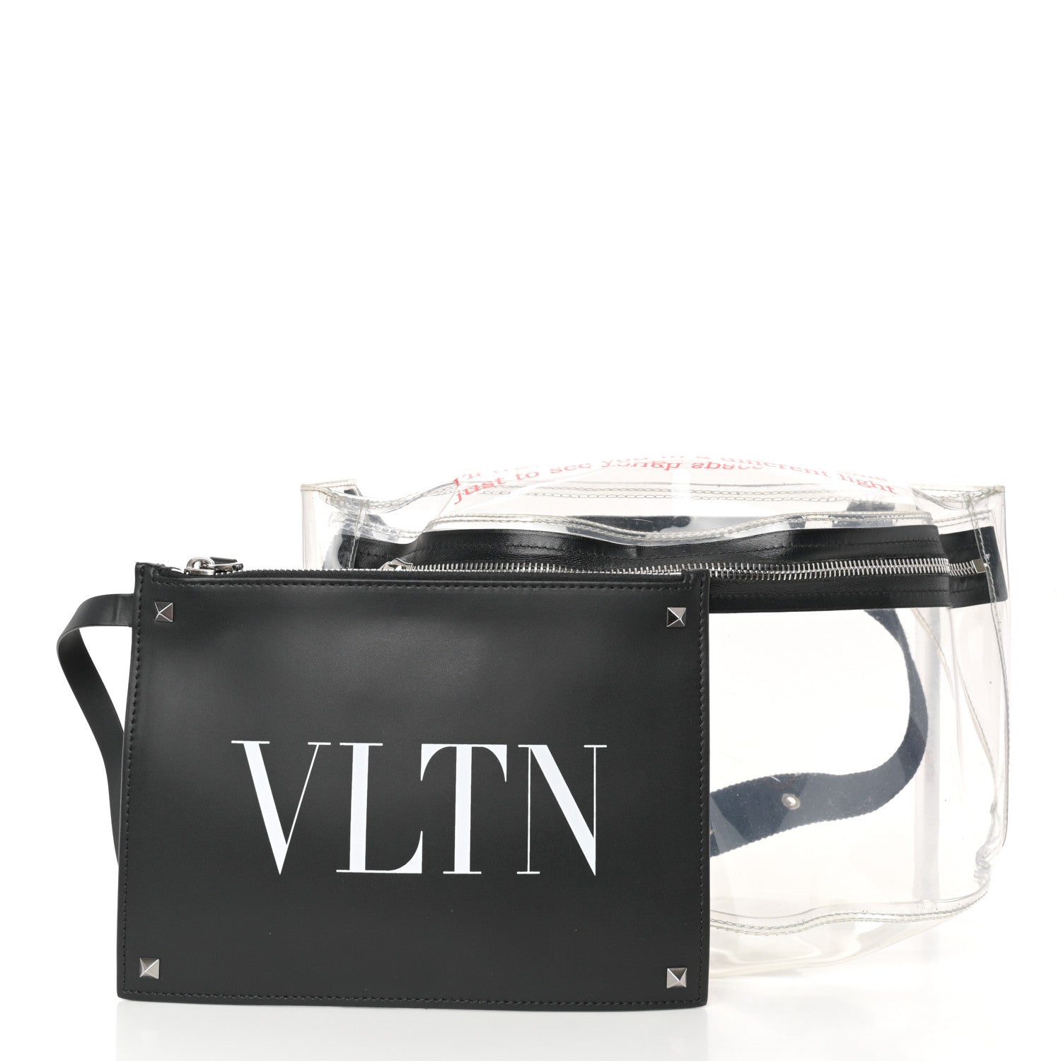Valentino Garavani PVC VLTN Belt Bag Black 3 of 13