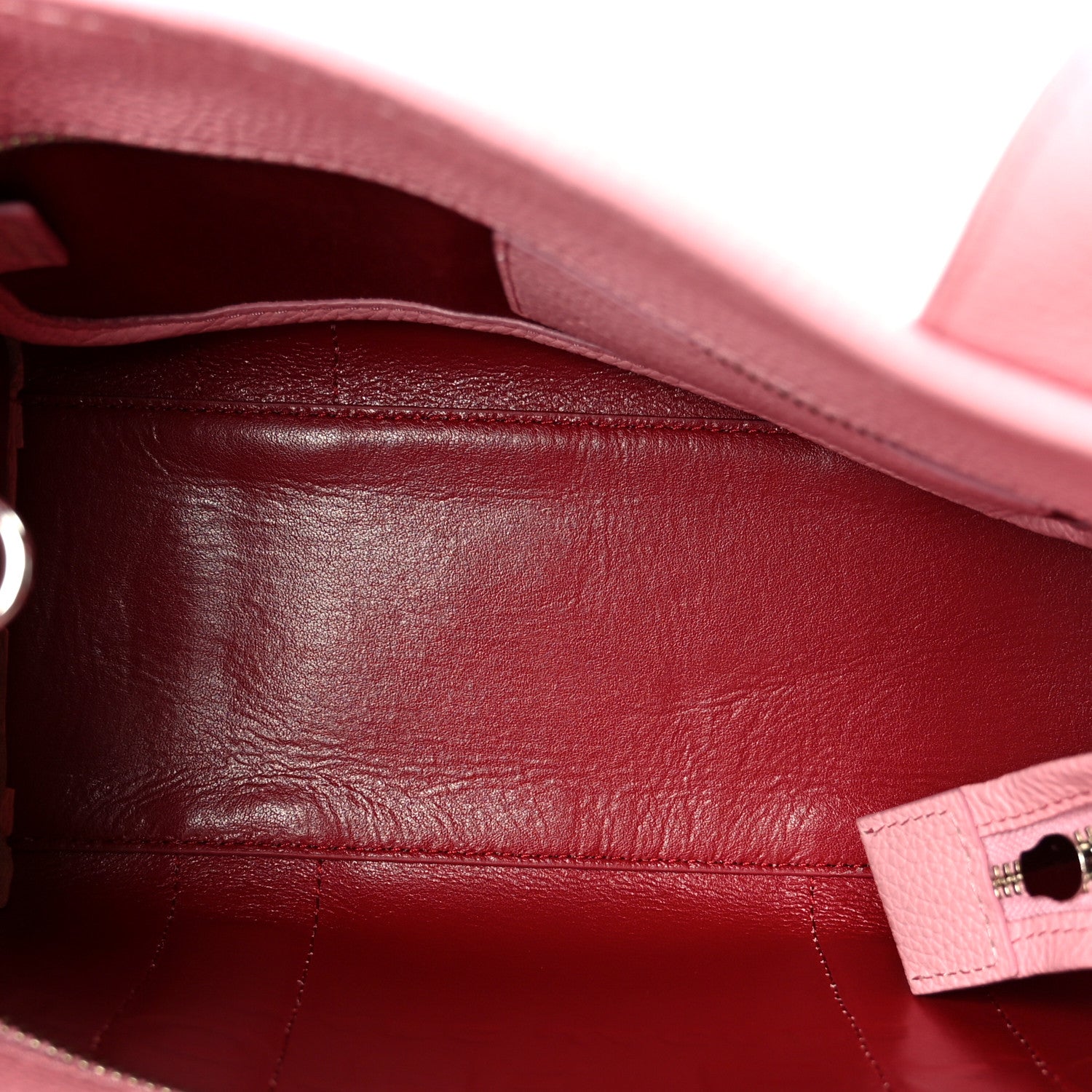 Marc Jacobs Grained Calfskin Small The Tote Bag Ribbon Pink 5 of 11