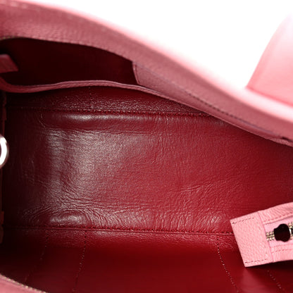 Marc Jacobs Grained Calfskin Small The Tote Bag Ribbon Pink 5 of 11