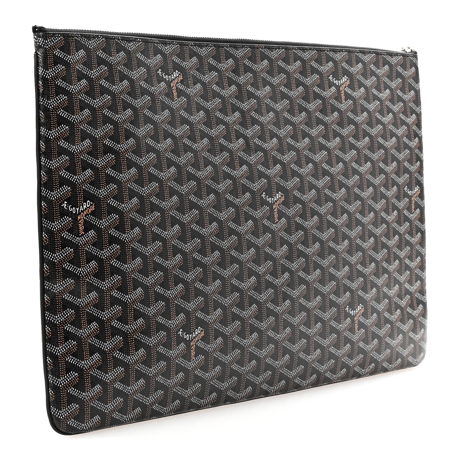 Goyard Goyardine Senat Pochette GM Black Gold 3 of 6